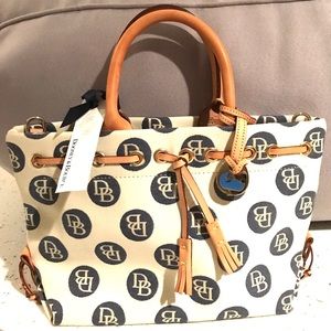 Dooney & Bourke tulip tassel tote.